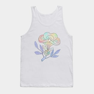 Dunkler Blütenkelch Tank Top